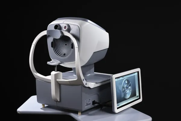 Visionix VX650 Frontansicht vor dunklem Hintergrund